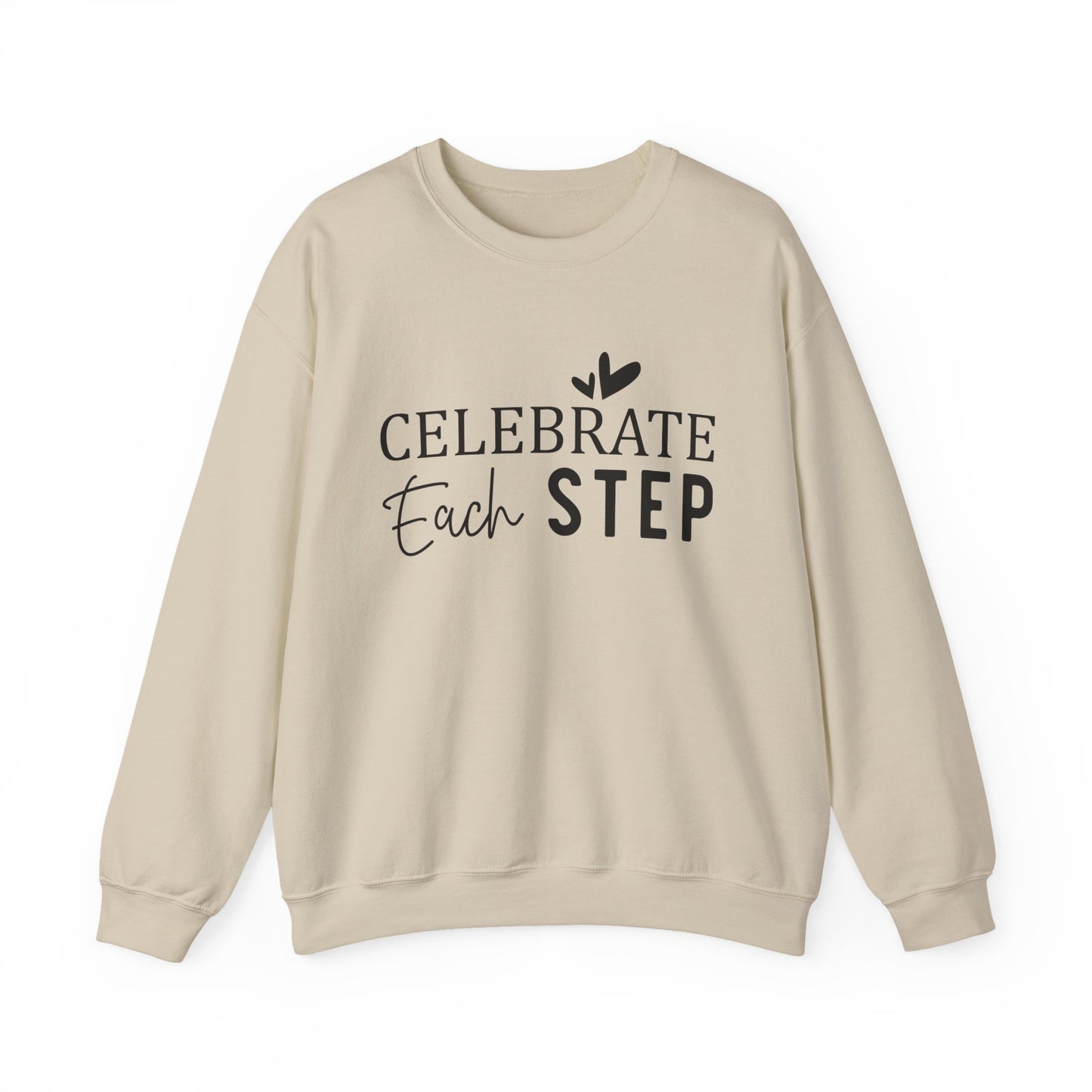 Celebrate Each Step Mental Health Crewneck Sweatshirt