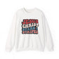 Jesus Christ Stars & Stripes Faith Crewneck Sweatshirt