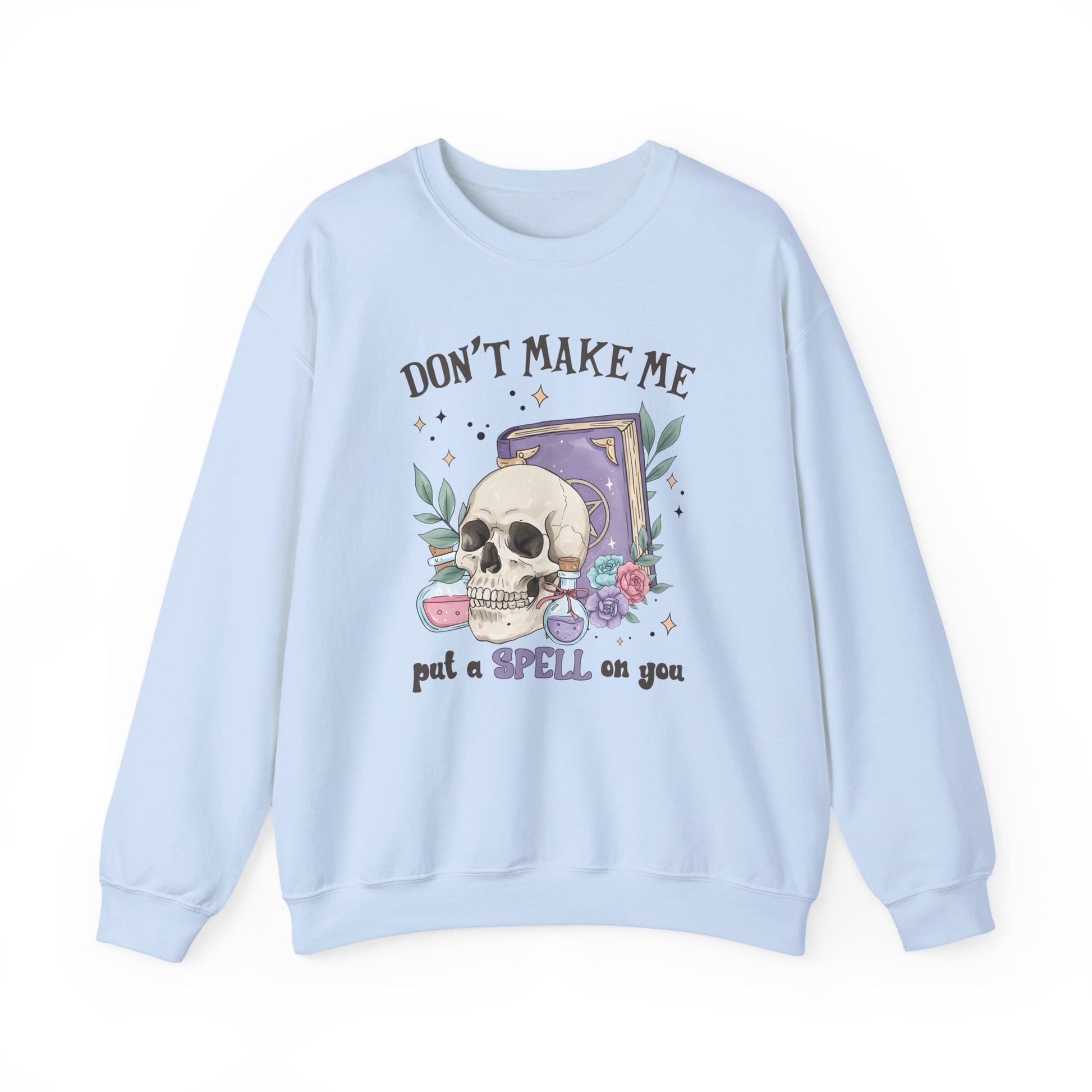 Dont make me put a spell on you Halloween Crewneck Sweatshirt - Samberule
