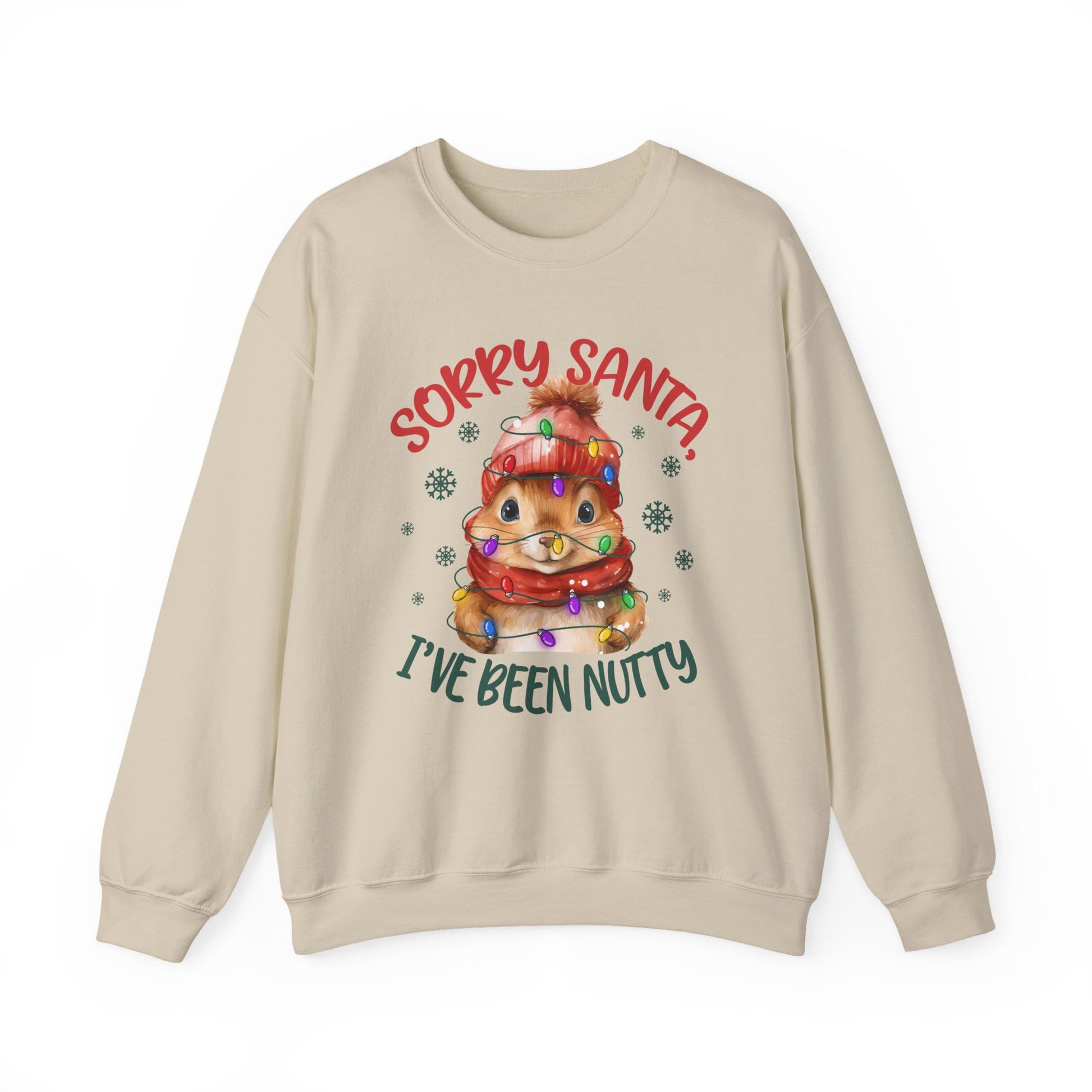 Sorry-Santa I've Been Nutty Christmas Crewneck Sweatshirt - Samberule
