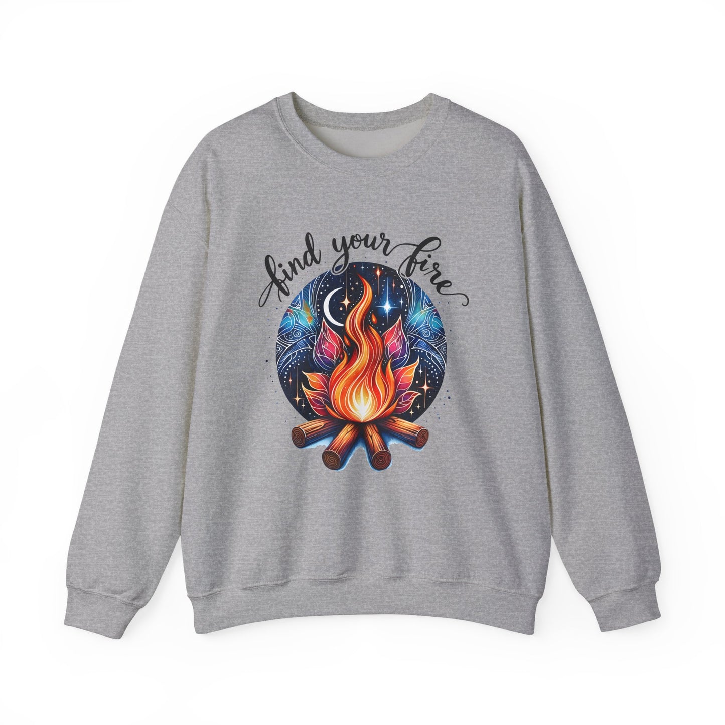 Find Your Fire Motivational Crewneck Sweatshirt