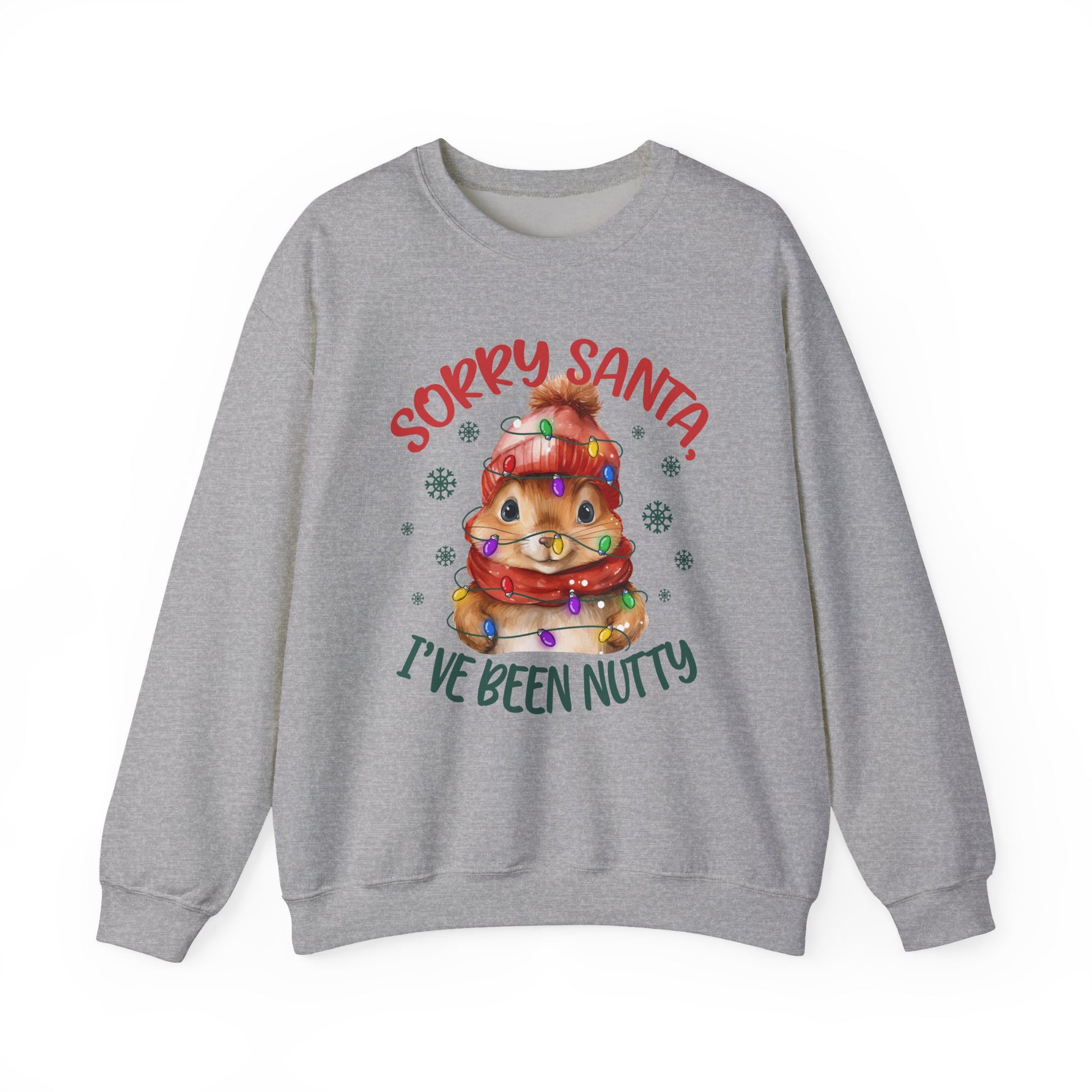 Sorry-Santa I've Been Nutty Christmas Crewneck Sweatshirt - Samberule