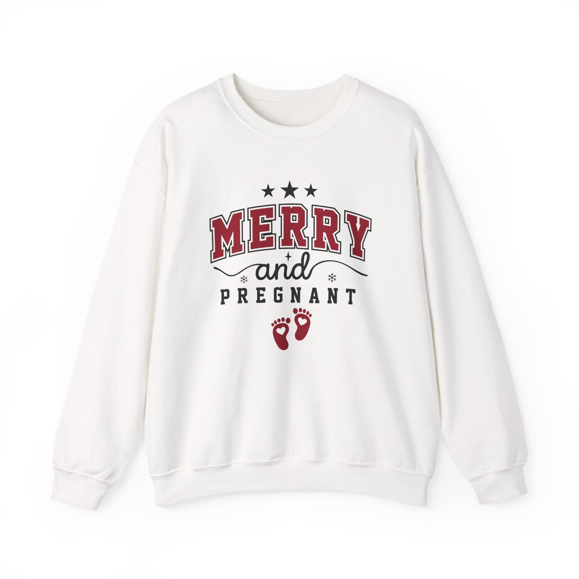 Merry and Pregnant Christmas Crewneck Sweatshirt - Samberule