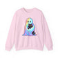Ghost Cat Halloween Crewneck Sweatshirt - Samberule