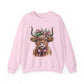 Festive Cow Christmas Crewneck Sweatshirt - Samberule