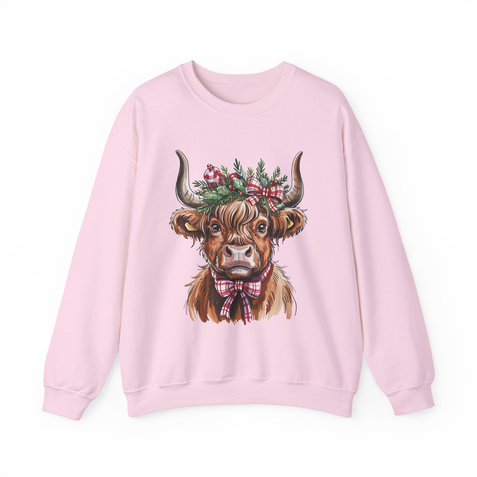 Festive Cow Christmas Crewneck Sweatshirt - Samberule