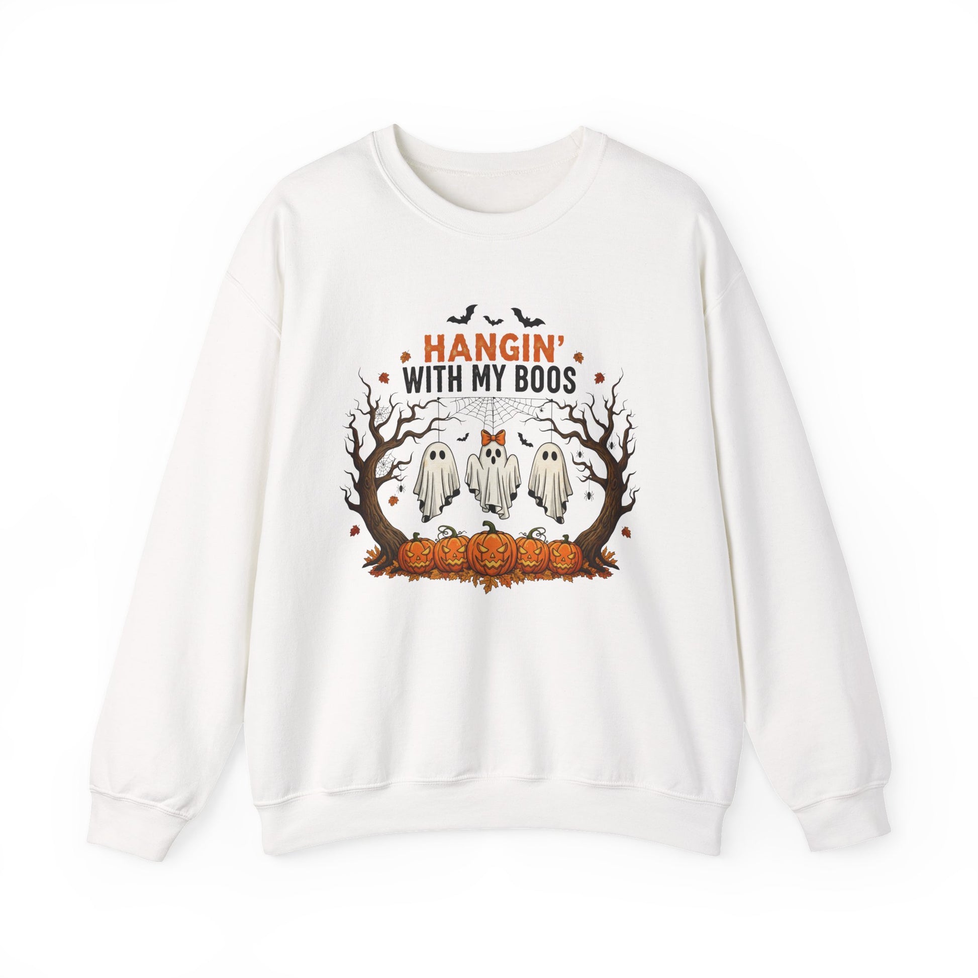 Hangin' With My Boos Halloween Crewneck Sweatshirt - Samberule