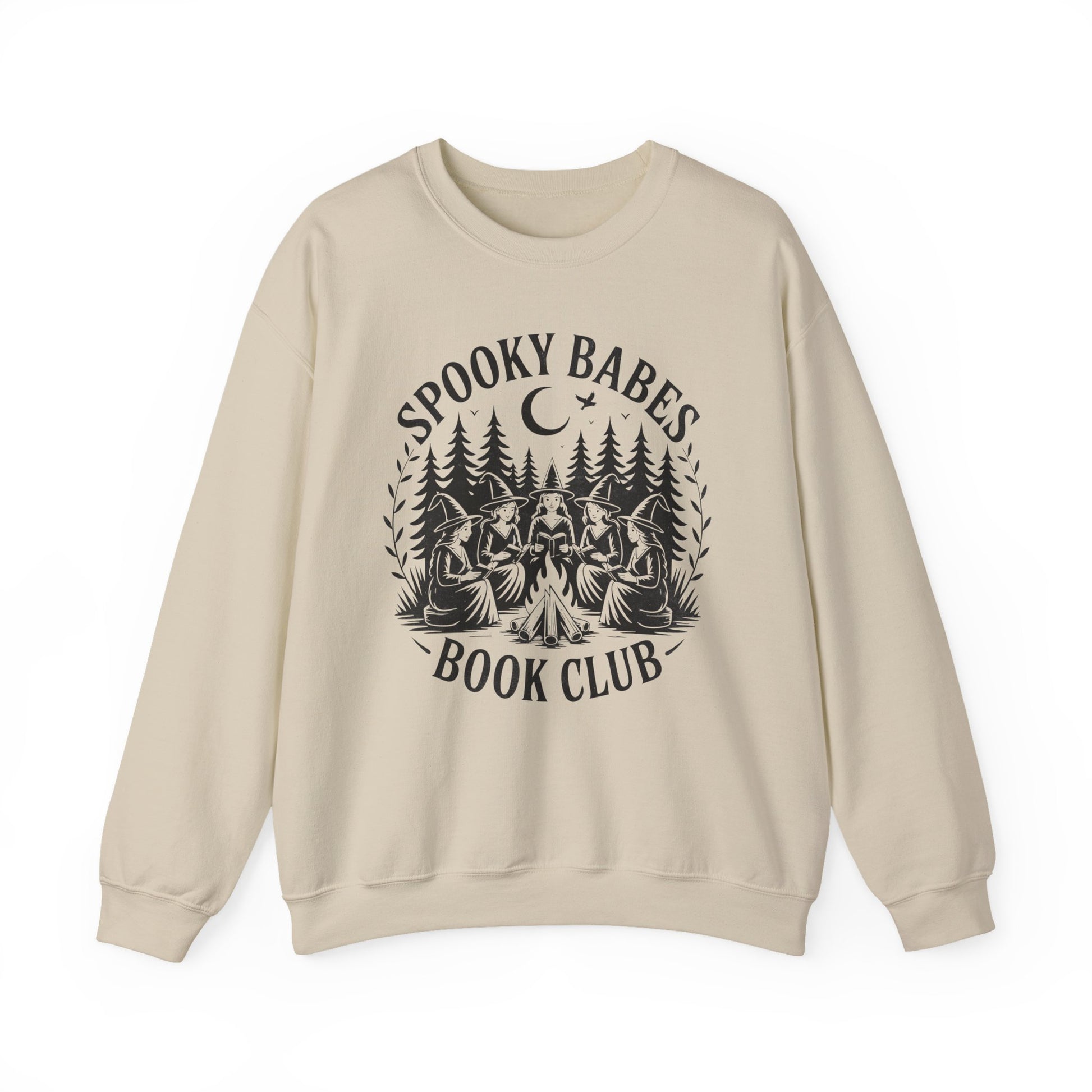 Spooky Babes Book Club Halloween Crewneck Sweatshirt - Samberule