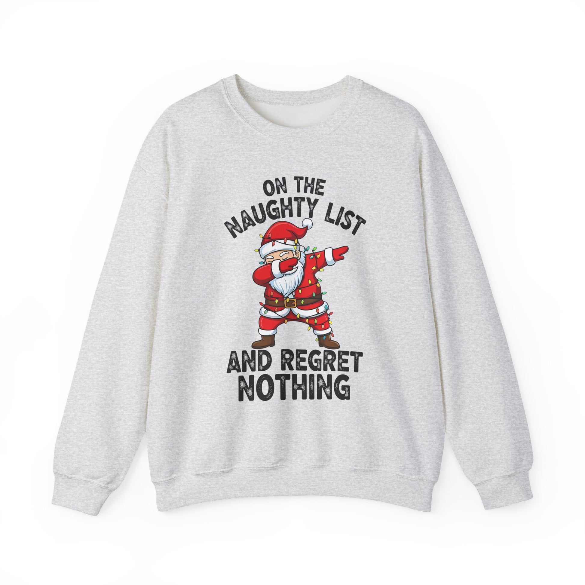 On The Naughty List Christmas Crewneck Sweatshirt - Samberule