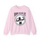 Born To Be Fit Gym Crewneck Sweatshirt