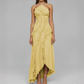 Avery - Asymmetric Pleated Dress - Samberule