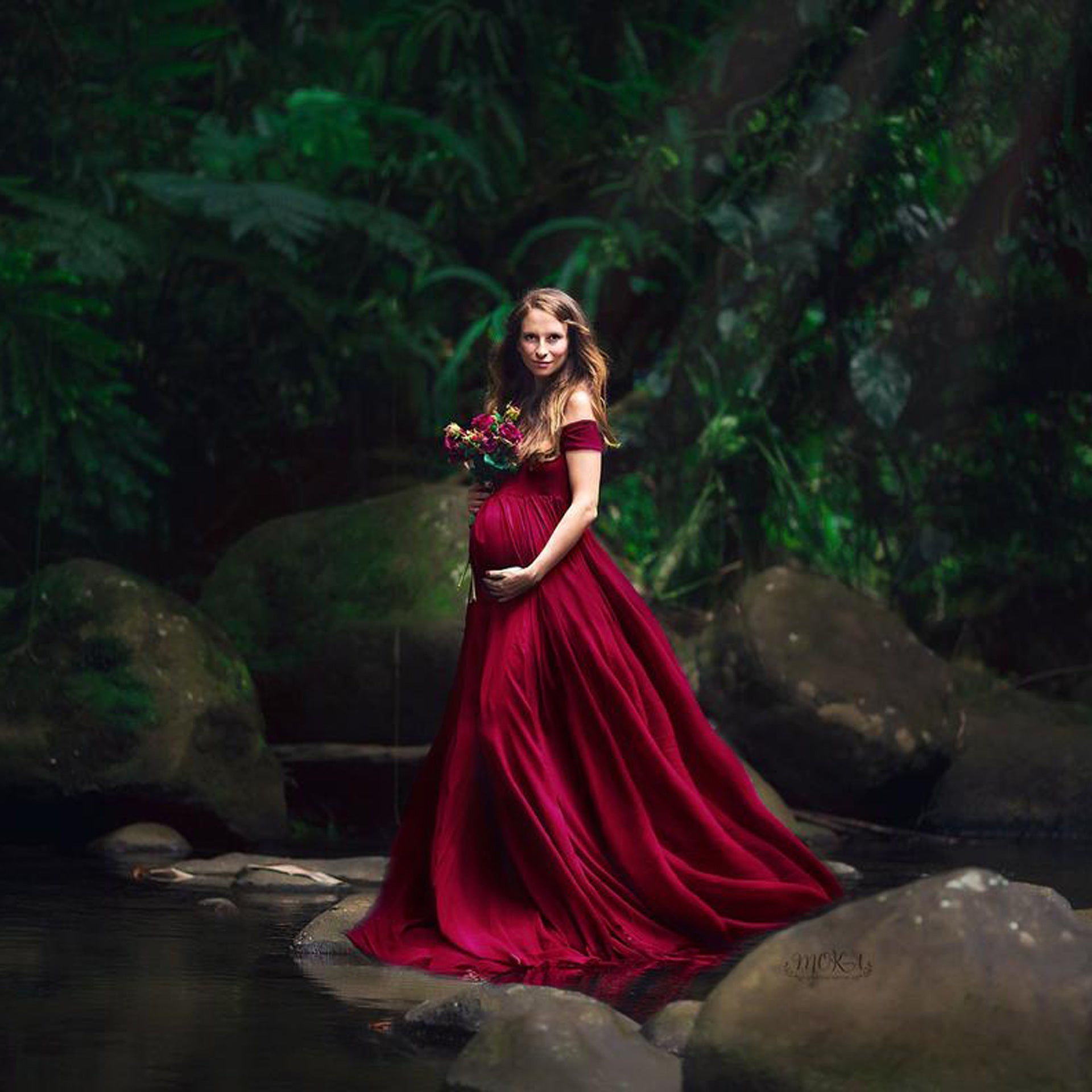 Cynthia Maternity Gown Dress - Samberule