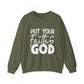 "Put Your Faith in God" Faith Crewneck Sweatshirt