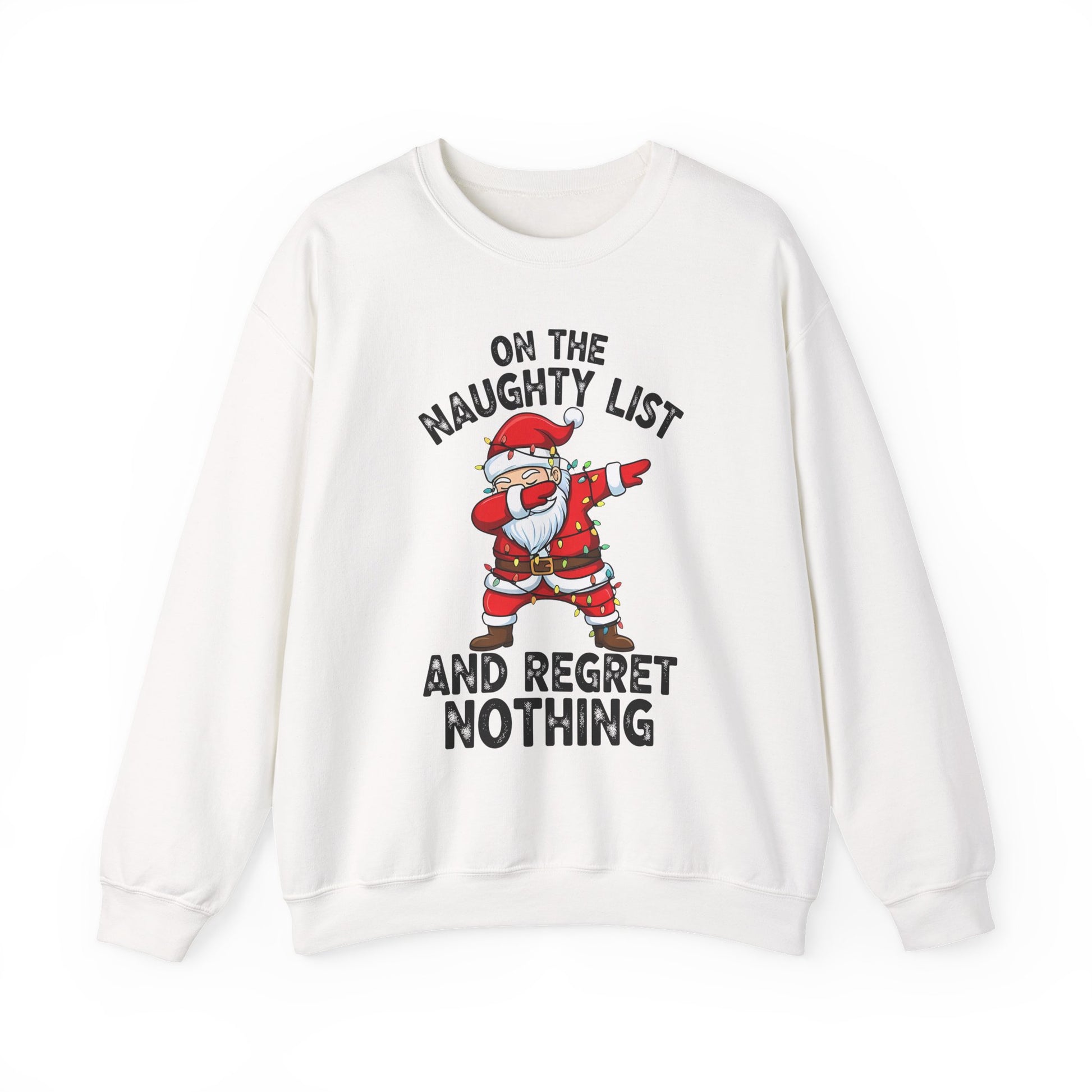 On The Naughty List Christmas Crewneck Sweatshirt - Samberule