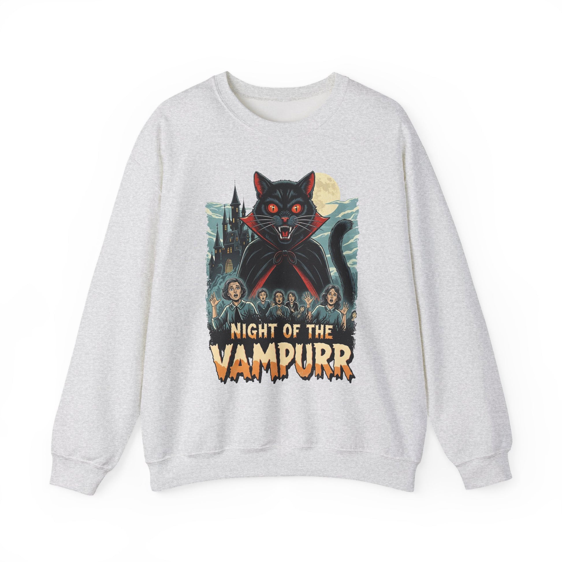 Night of the Vampurr Halloween Crewneck Sweatshirt - Samberule
