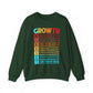 Mindset Growth Motivational Crewneck Sweatshirt