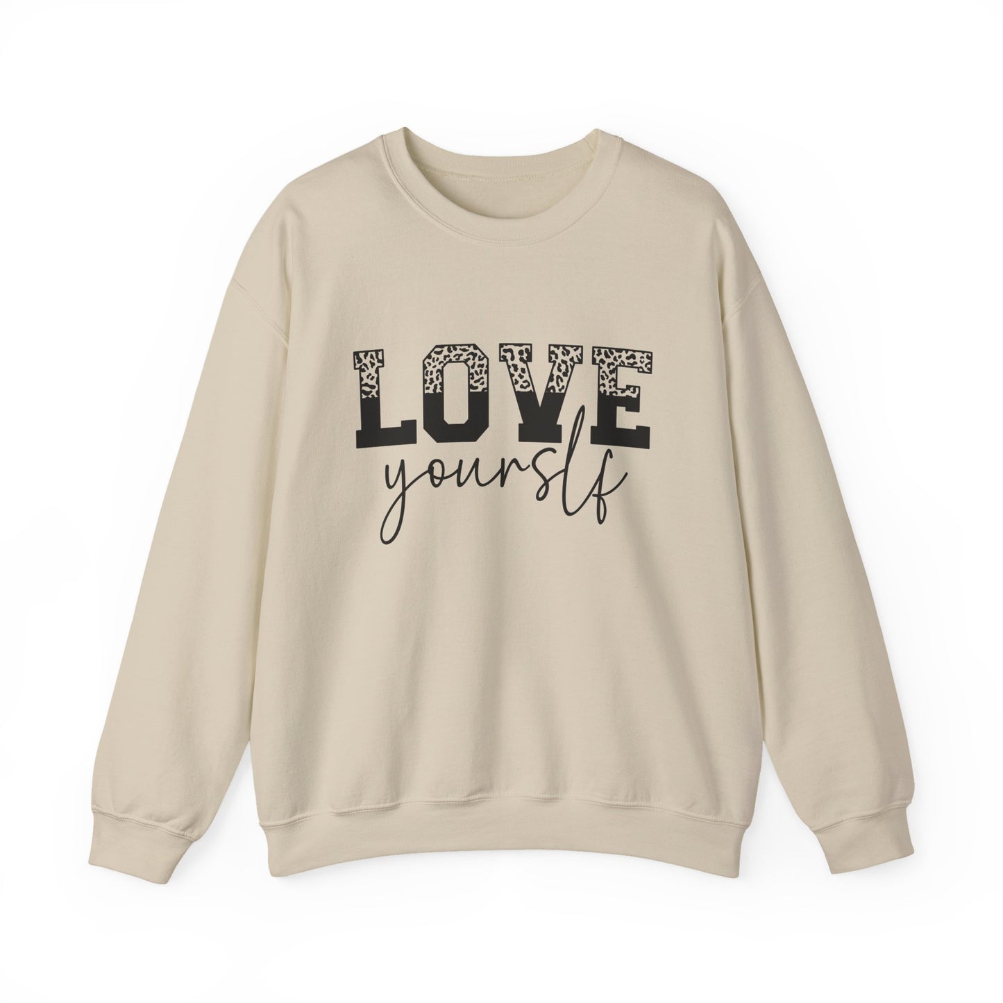 Love Yourself Motivational Crewneck Sweatshirt
