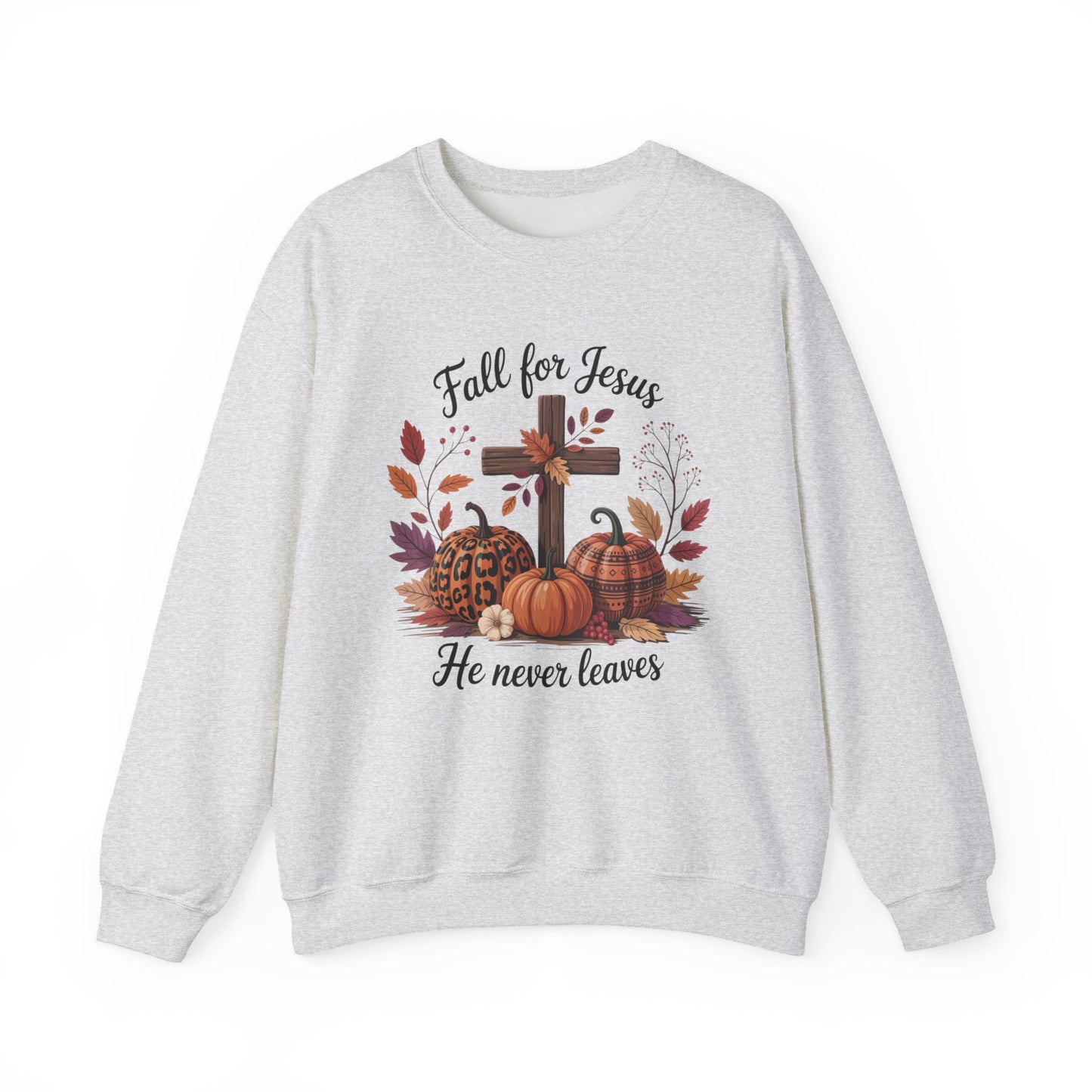Fall for Jesus Halloween Crewneck Sweatshirt - Samberule