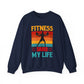 Fitness Saved My Life Gym Crewneck Sweatshirt