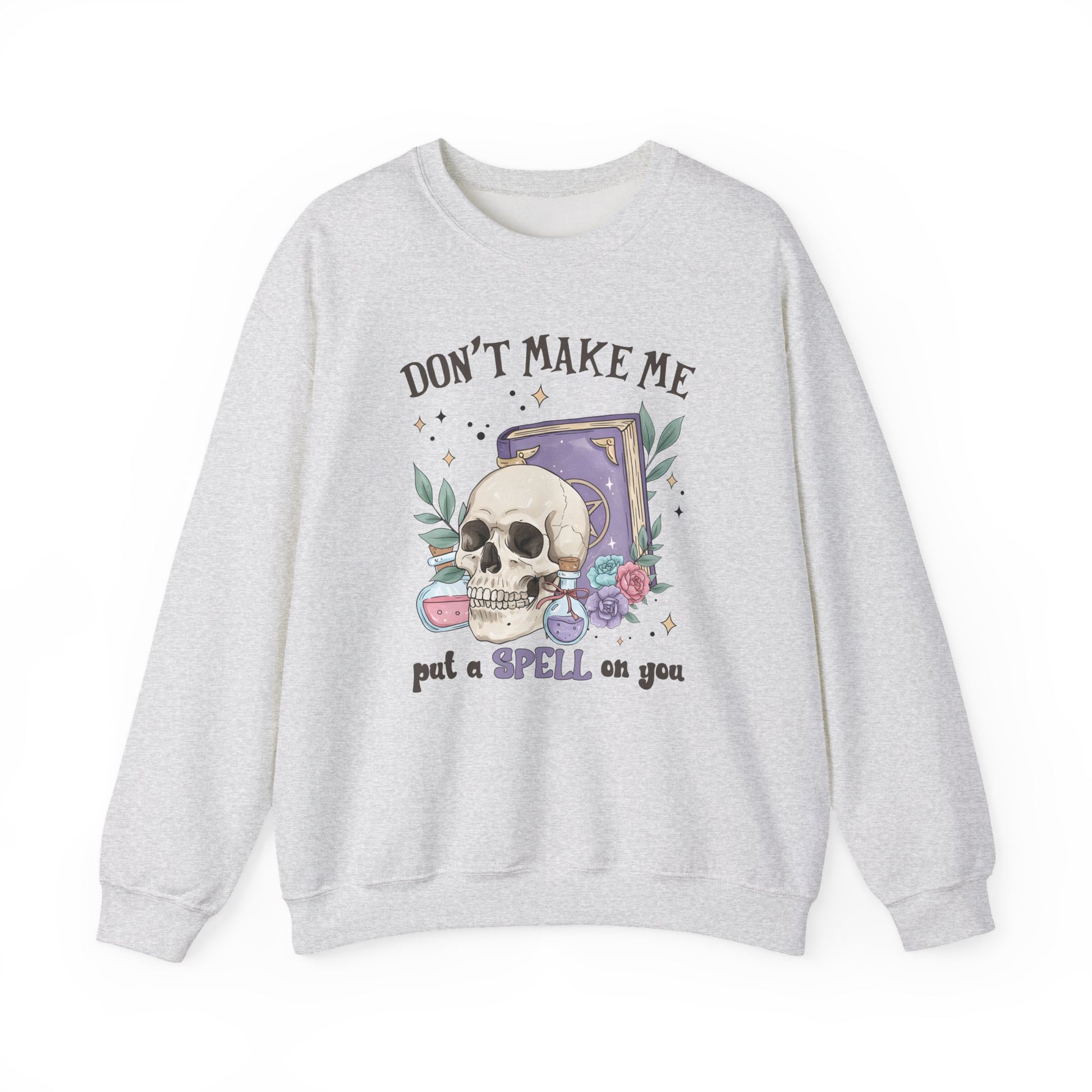 Dont make me put a spell on you Halloween Crewneck Sweatshirt - Samberule