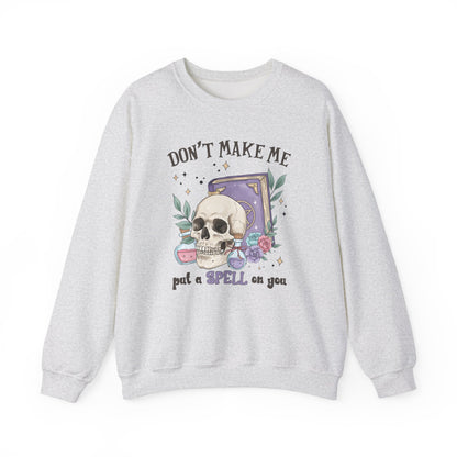 Dont make me put a spell on you Halloween Crewneck Sweatshirt - Samberule
