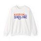Keep On Smiling Motivational Crewneck Sweatshirt