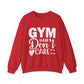 Gym Hair Don't Care Gym Crewneck Sweatshirt
