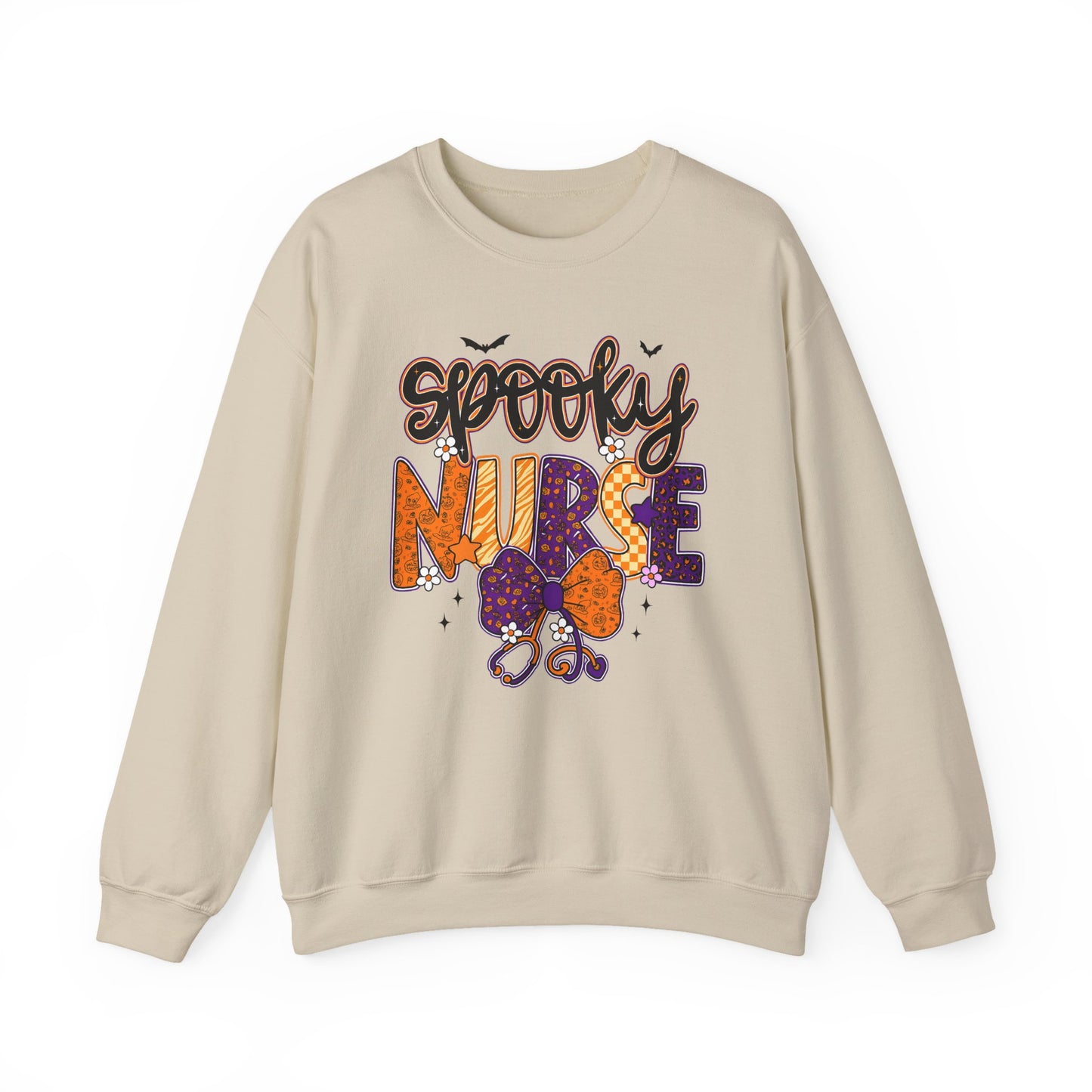 Spooky Nurse Halloween Crewneck Sweatshirt - Samberule