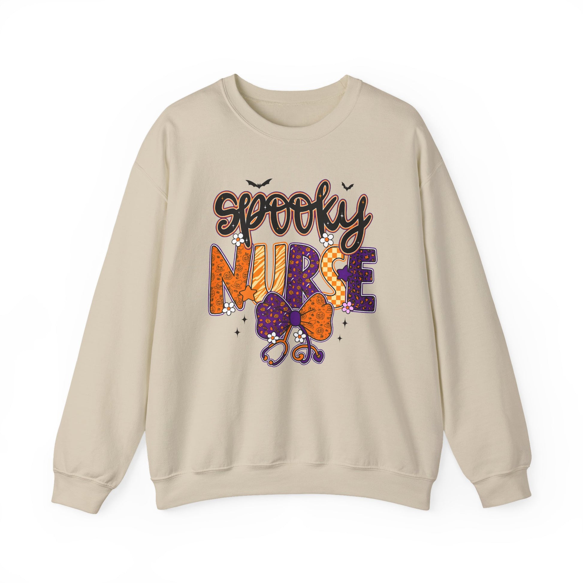 Spooky Nurse Halloween Crewneck Sweatshirt - Samberule