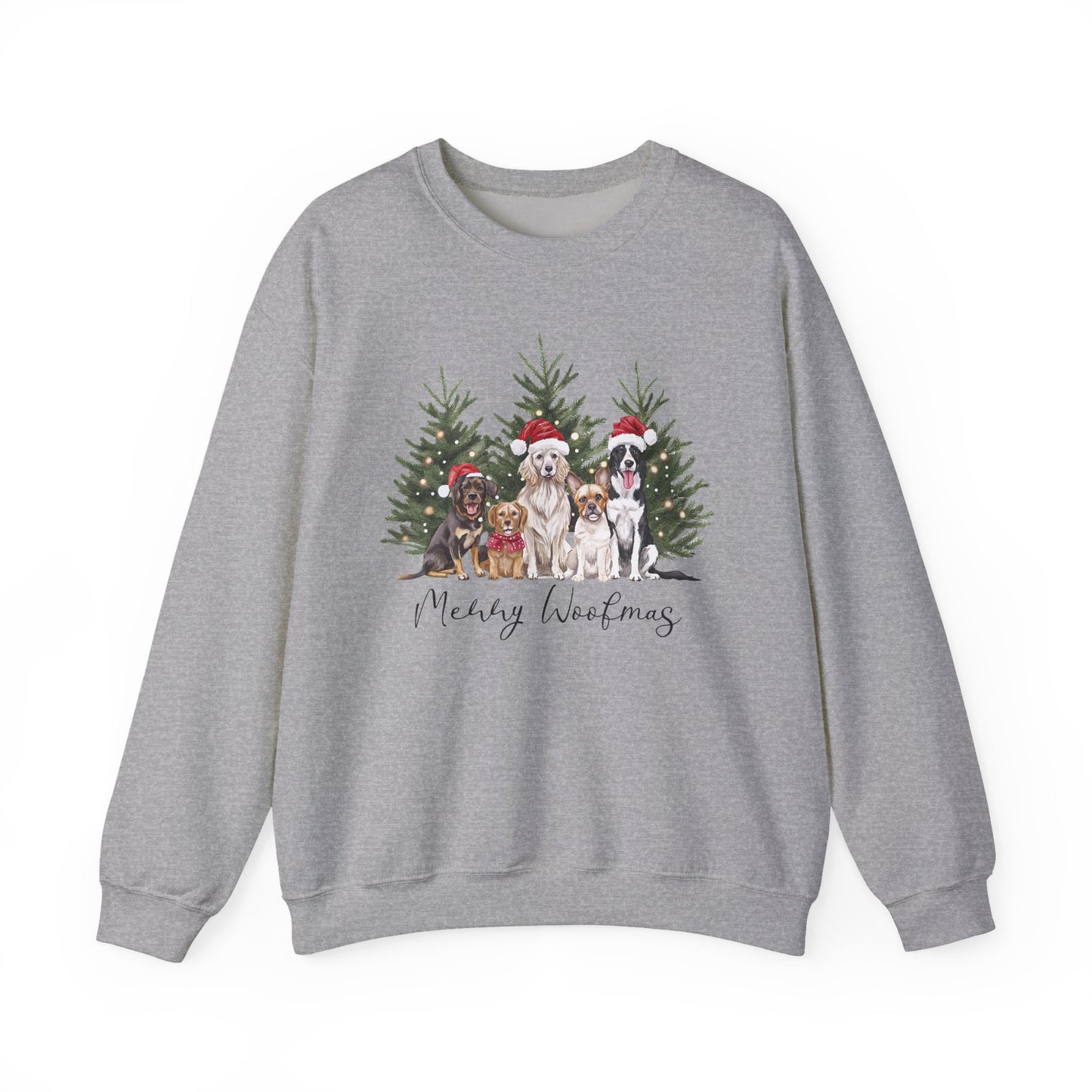 Merry Woofmas Christmas Crewneck Sweatshirt