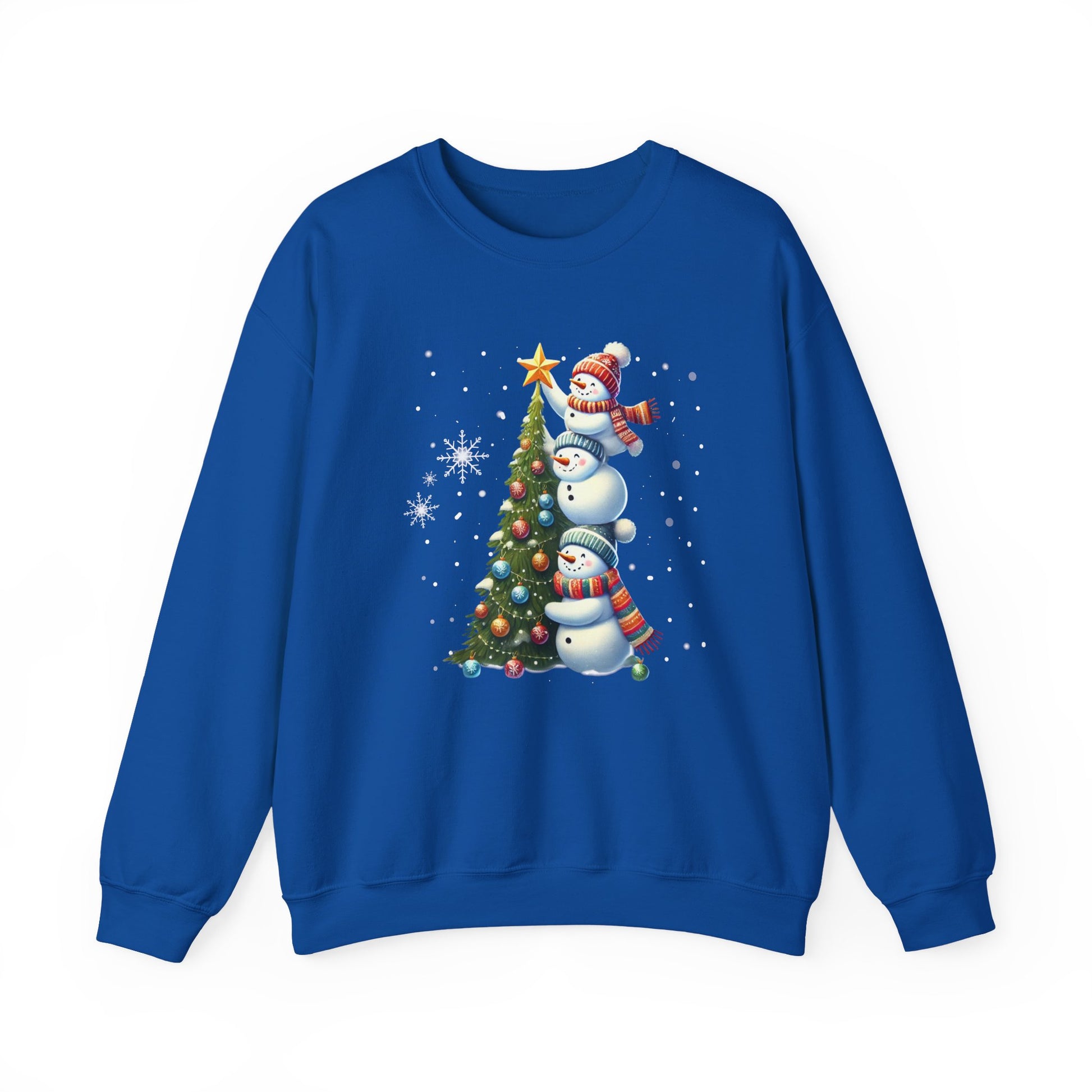 Festive Snowman Christmas Crewneck Sweatshirt - Samberule
