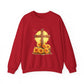 Christian Cross Sunflower Faith Crewneck Sweatshirt