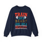 Train Like A Beast Look Like A Beauty Gym Crewneck Sweatshirt