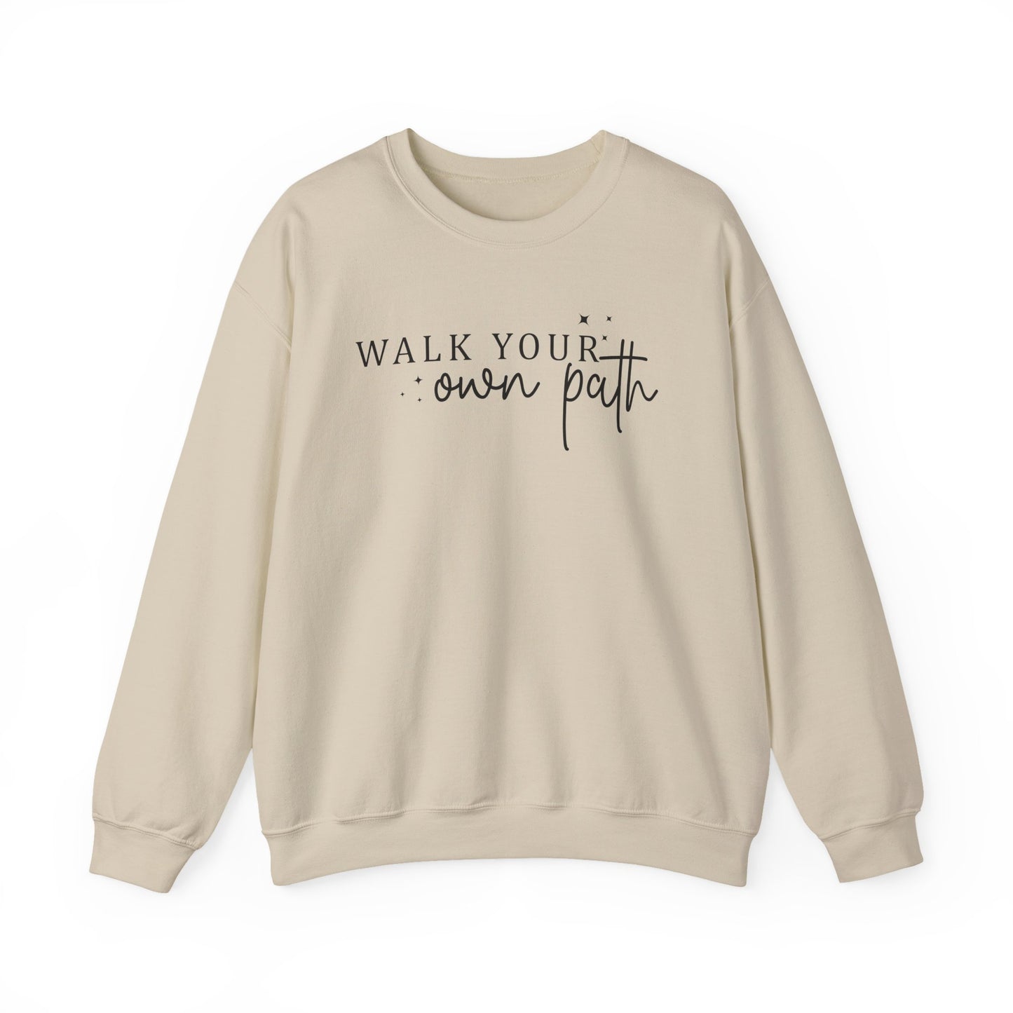 Walk Your Own Path Mental Health Crewneck Sweatshirt