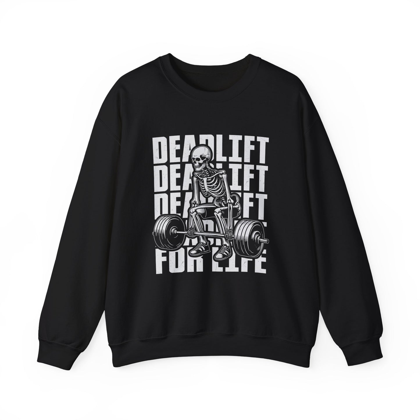 Skeleton Deadlift Gym Crewneck Sweatshirt