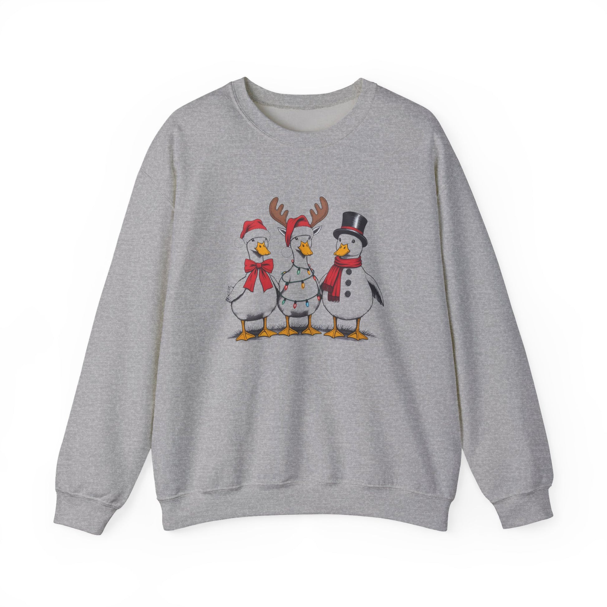 Festive Winter Snowmen Merry Christmas Crewneck Sweatshirt - Samberule