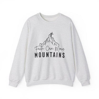 Faith Can Move Mountains Faith Crewneck Sweatshirt