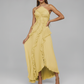 Avery - Asymmetric Pleated Dress - Samberule