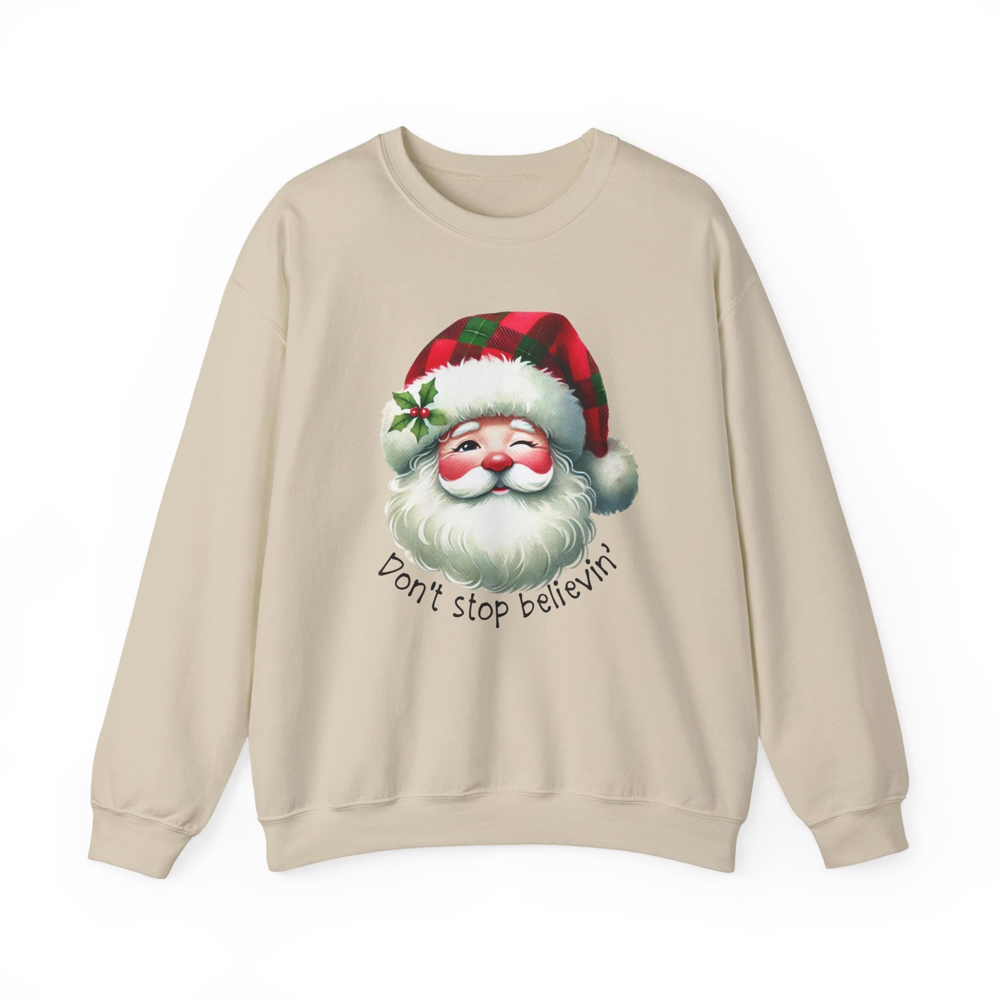 Stop Believin' Christmas Crewneck Sweatshirt - Samberule