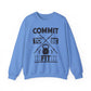 Commit To Be Fit Gym Crewneck Sweatshirt