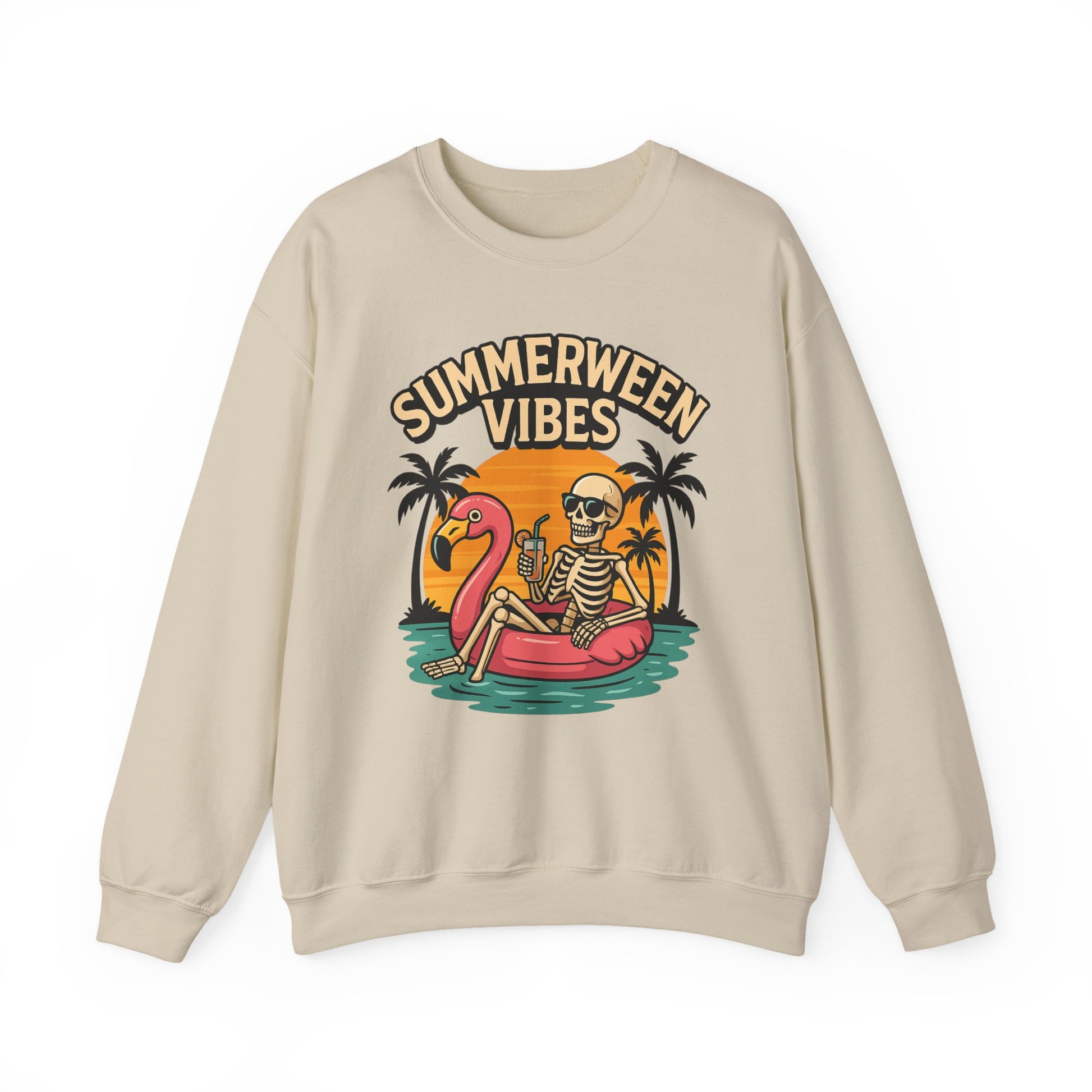 Summerween Vibes Halloween Crewneck Sweatshirt - Samberule