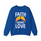 "Faith Hope Love" Faith Crewneck Sweatshirt