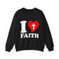 I Love Faith Crewneck Sweatshirt