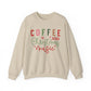Coffee and Christmas Music Christmas Crewneck Sweatshirt