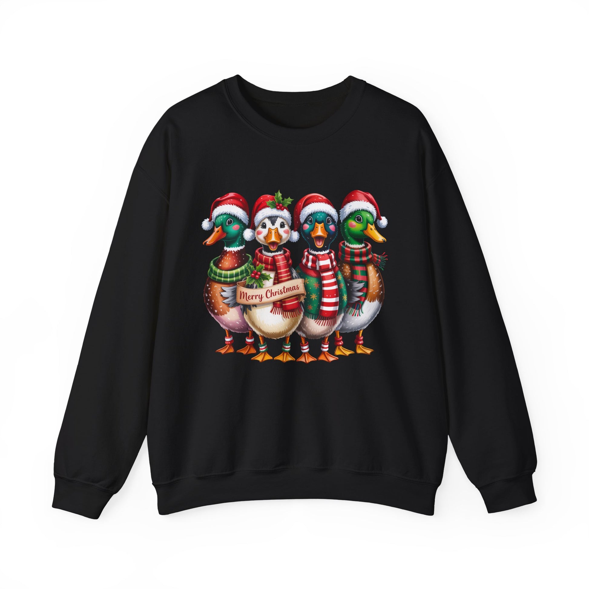 Festive Duck Christmas Crewneck Sweatshirt - Samberule