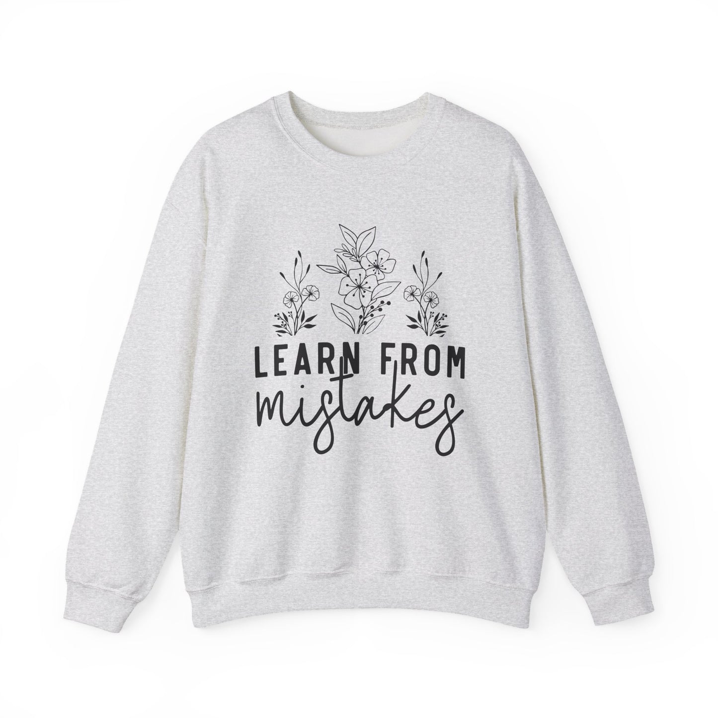 Learn from Mistakes Mental Health Crewneck Sweatshirt