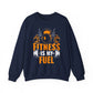 Fitness Is My Fuel Gym Crewneck Sweatshirt