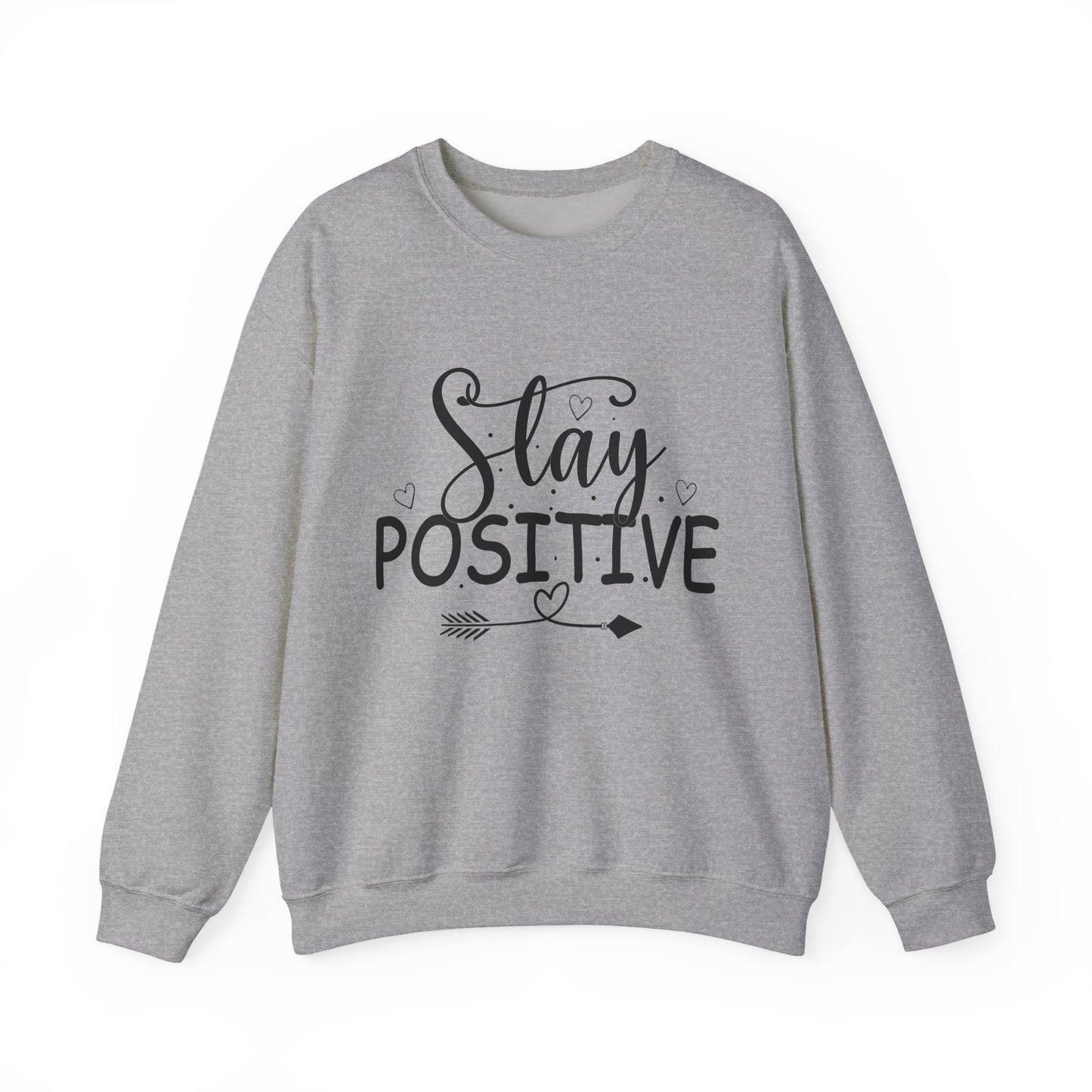 Stay Positive Mental Health Crewneck Sweatshirt