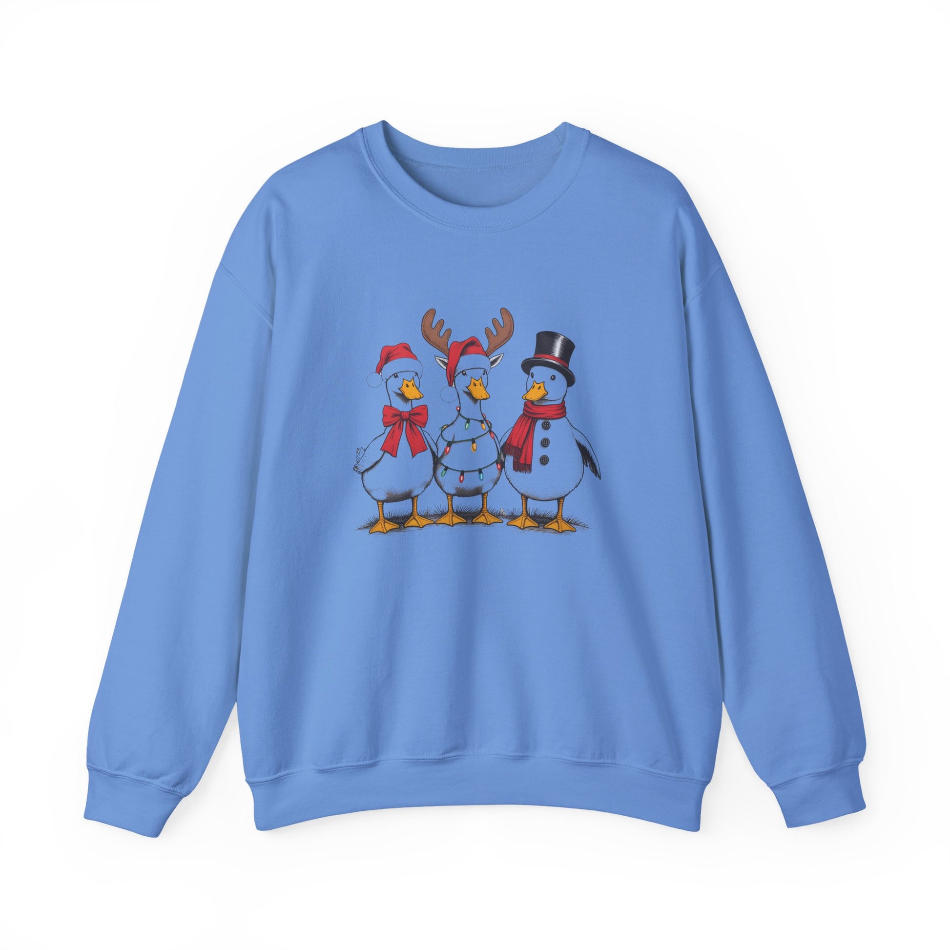 Festive Winter Snowmen Merry Christmas Crewneck Sweatshirt - Samberule