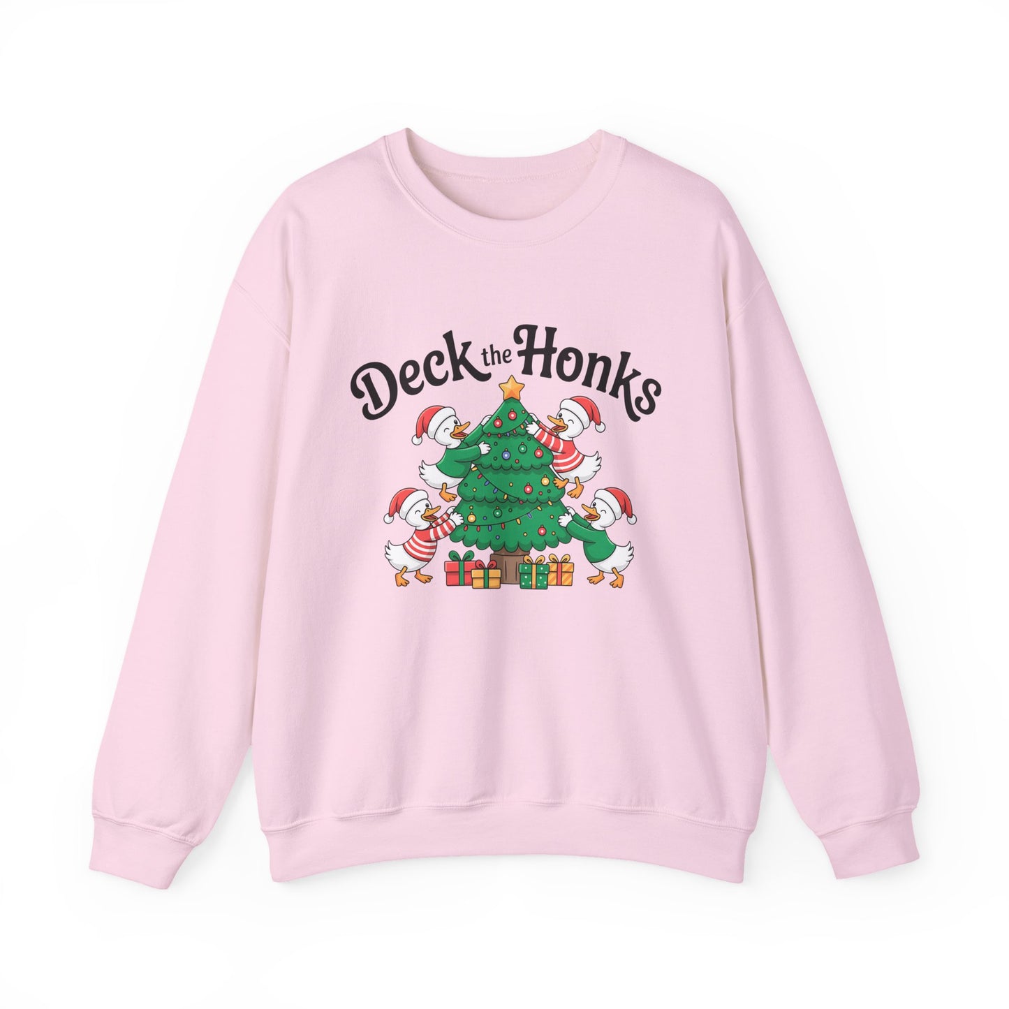 Deck the Honks Christmas Crewneck Sweatshirt
